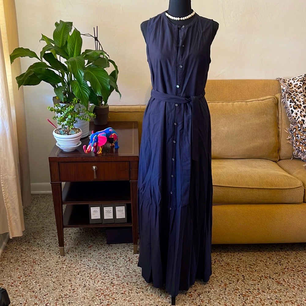 Theory maxi navy 🥰dress NWT size 6